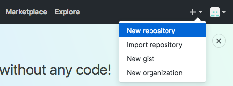 new GitHub repo