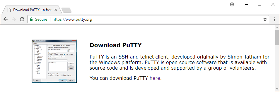 Download Putty