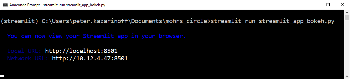 Anaconda Prompt run_mohrs_circle_app.py
