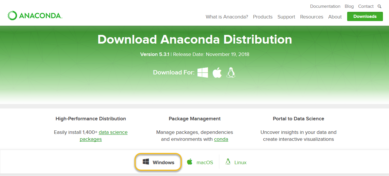 download python anaconda mac