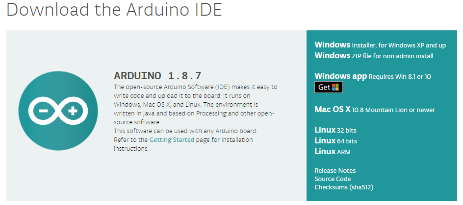 Arduino Download Page