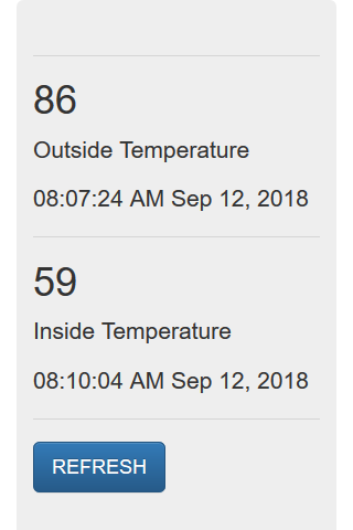 two temps shown