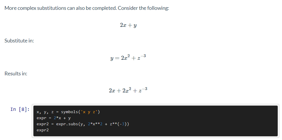 SymPy Example